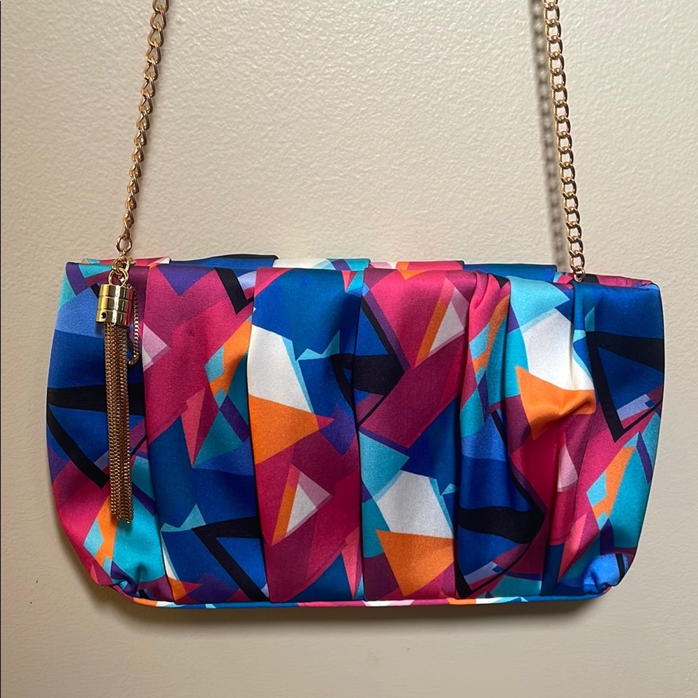 Jurlea | Colorful Geometric Clutch - Picture 2 of 8